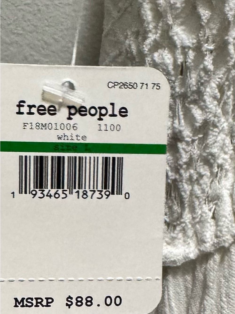 Free People White Crochet Detail Dress - Picture 3 of 3